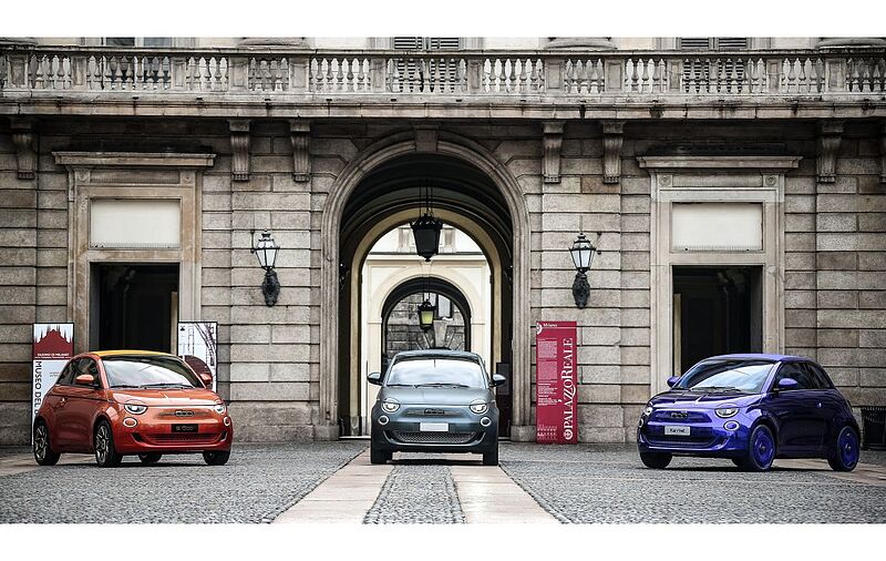 Versteigerung bei der Art Basel Miami Beach: Erlös für drei Fiat 500 Elektro kommt Umweltschutz zugute