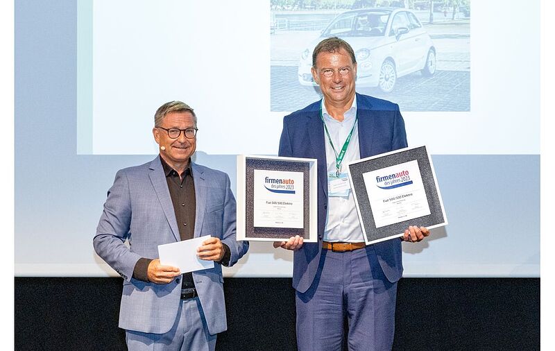 Fiat 500 gewinnt gleich mehrere Kategorien bei der Wahl zum „Firmenauto des Jahres“